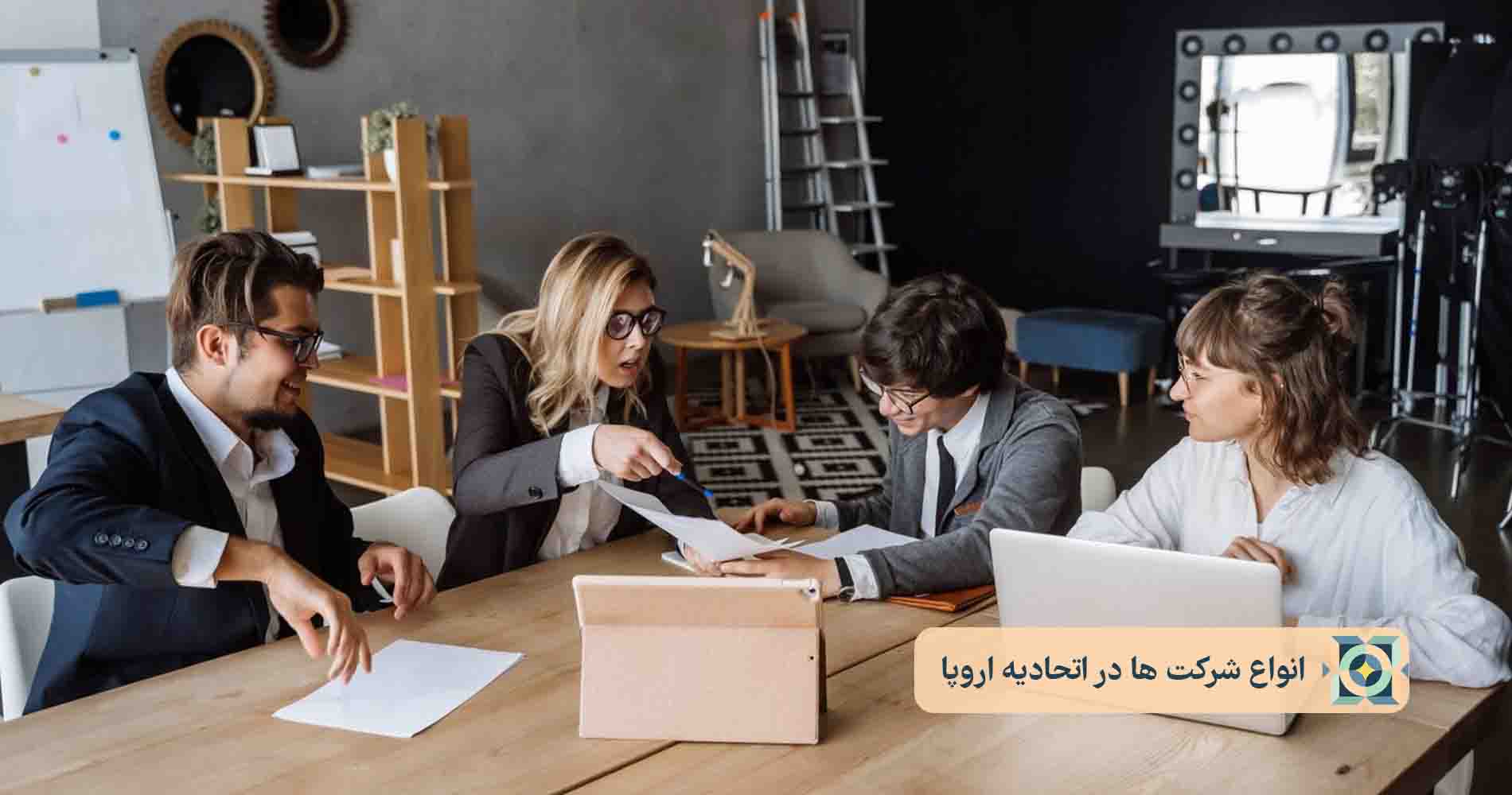 انواع شرکت ها در اتحادیه اروپا انواع شرکت ها در اتحادیه اروپا